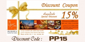 Special Discount 15% for Buffet lunch