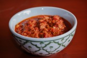 Minced Chicken and Tomato Sauce